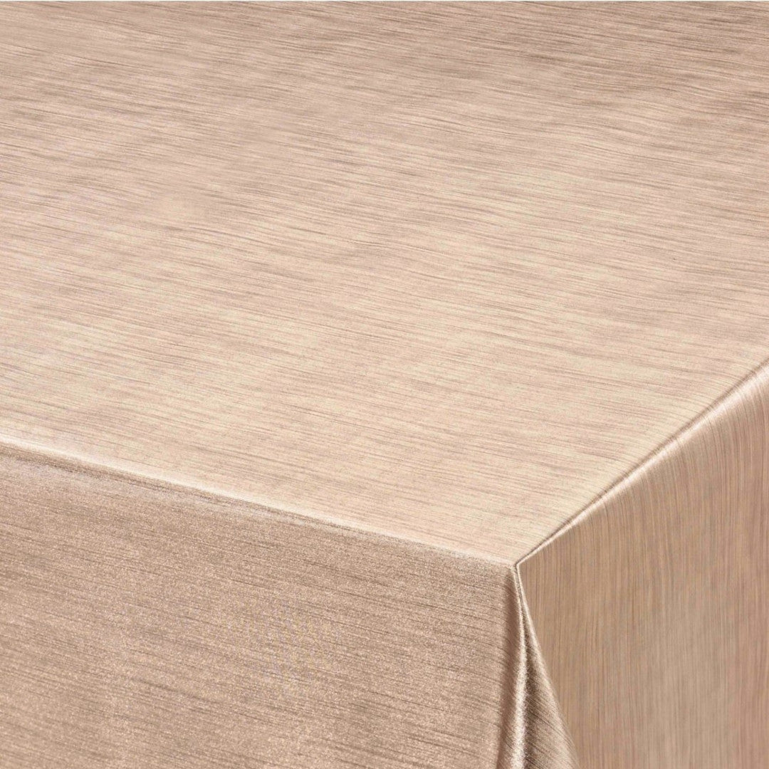 Ensfarvet Voksdug Metallic-look – Guld
