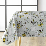 Altea Metallic Yellow voksdug med sølvfarvet bund og julestjerner