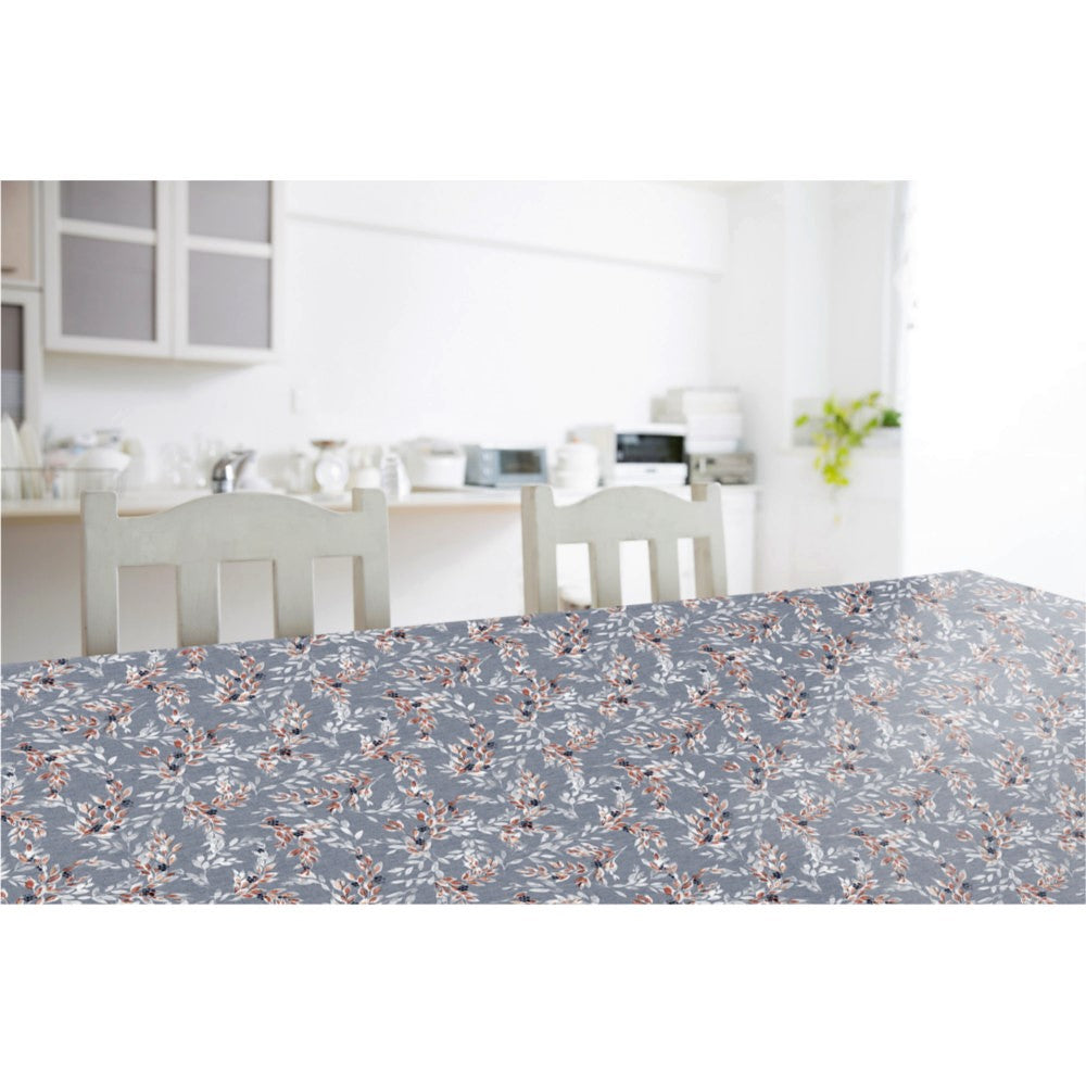 Blå Vidalia - Voksdug med herligt blomstermønster, miljø