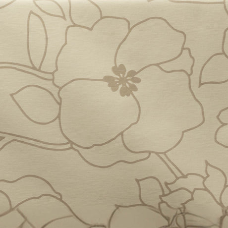 Elegant Blomst – Voksdug i beige, mønster
