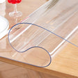 Gennemsigtig café folie transparent voksdug, klar plast 2,0 mm, 100 cm bred