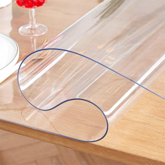 Gennemsigtig café folie transparent voksdug, klar plast 2,0 mm, 90 cm bred