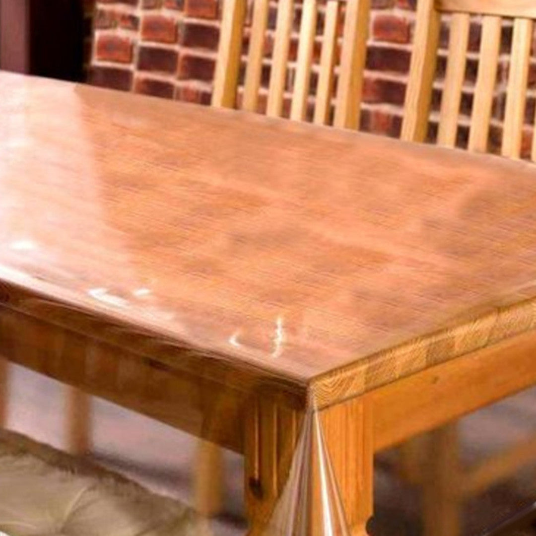 Gennemsigtig voksdug klar plast – 0,30 mm, 140 cm bred