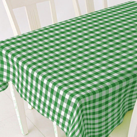 Klassisk grønternet voksdug – 140 cm bred