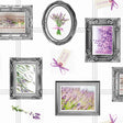 Lavendel Museet, voksdug med lavendel motiver