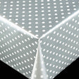 PVC fri voksdug – Polka Grey