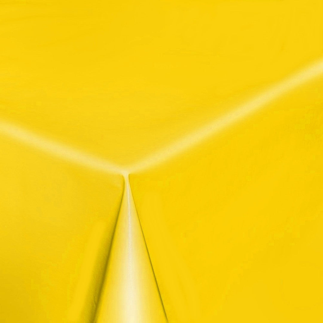 Uni Color Gul – Ensfarvet halvblank voksdug