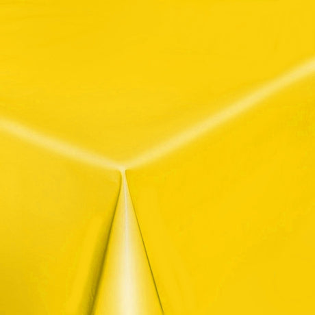 Uni Color Gul – Ensfarvet halvblank voksdug