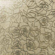 Voksdug Metallic Rose-motiv – Guld