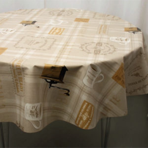 Rund voksdug Brasiliansk kaffebord_1