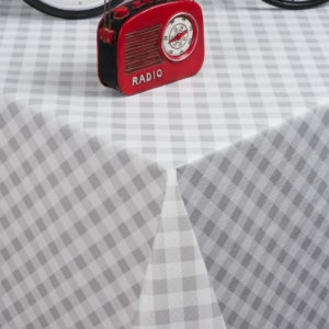 Ternet voksdug struktur lysgraa