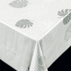 Monstera Grå PVC fri voksdug