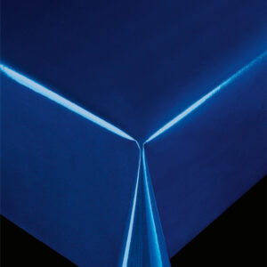 Ensfarvet Glat Pvc Fri Voksdug Blå