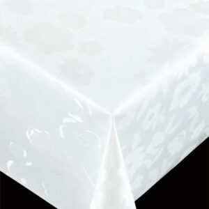 Præget blomst pearly pvc fri voksdug