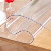 Gennemsigtig café folie transparent voksdug, klar plast 2,0 mm, 100 cm bred