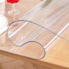 Gennemsigtig café folie transparent voksdug, klar plast 2,0 mm, 150 cm bred