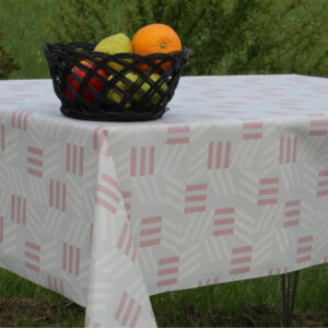 Tekstildug Bench beige dusty red