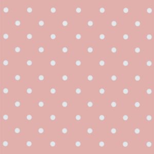 Voksdug med prikker dot pink 140 cm bred