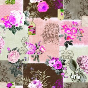 Roselyn Rosa, voksdug med flotte roser