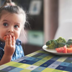Victor Blå, voksdug med tern