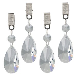 Dugvægte krystaller 4 stk.