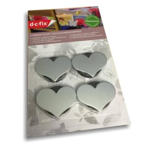 Magnetisk dugvægt hjerter 4 stk