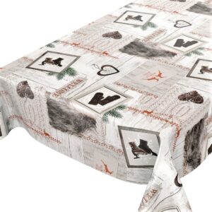 Julevoksdug med handsker og skøjter