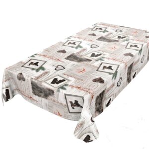 Julevoksdug med handsker og skøjter