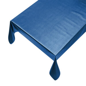 metallic plain blue julevoksdug