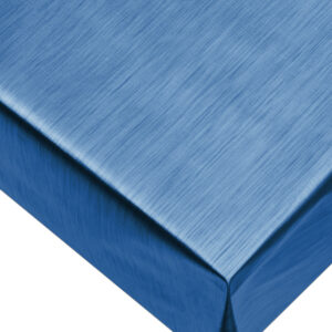 Julevoksdug metallic plain blue 140 cm bred