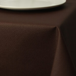 Basic Ensfarvet tekstilvoksdug - Choco