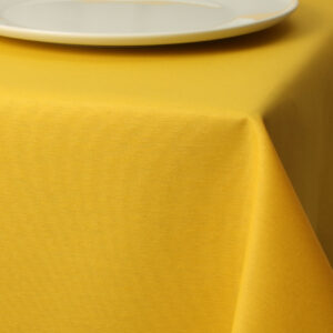 Basic Ensfarvet tekstilvoksdug - Gul