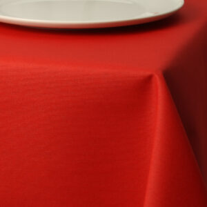Basic Ensfarvet tekstilvoksdug - Rød