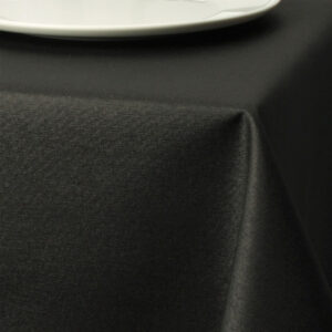 Basic Ensfarvet tekstilvoksdug - Sort