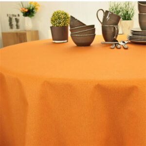 Dali ensfarvet Tekstilvoksdug 140 cm bred Appelsin_2