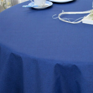 Dali ensfarvet Tekstilvoksdug 140 cm bred Blå_2