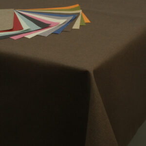 Dali Ensfarvet Tekstilvoksdug 140 cm bred - Chocolate 2