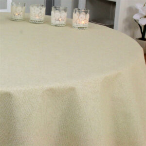 Dali Ensfarvet Tekstilvoksdug 140 cm bred - Offwhite 2