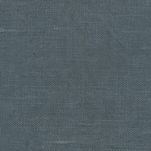 Ensfarvet tekstilvoksdug i 100% hør - Blå