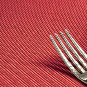 Morissot 180 cm bred Ensfarvet Tekstilvoksdug - Rød