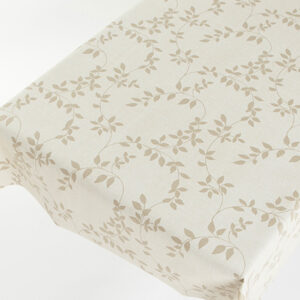 Voksdug Linette i hør-look - Beige 2