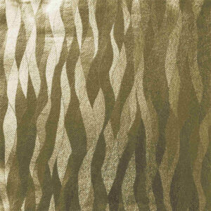 Voksdug Metallic med guld bølger