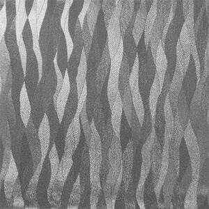 Voksdug Metallic med sølv bølger