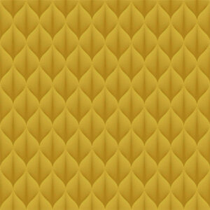 Voksdug med flot guld mønster