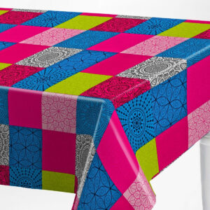 Voksdug med tern i mange farver