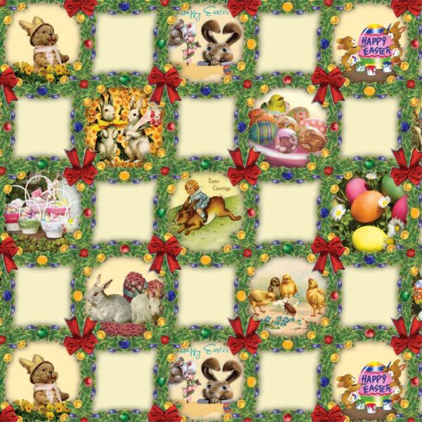 Påskevoksdug - Glædelig påske | Se hos Shopbilligvoksdug