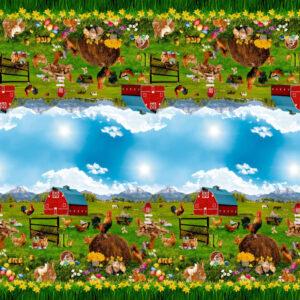 Påskevoksdug - Påskestemning 2