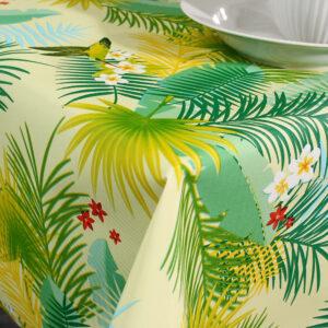 Voksdug - Blomster, fugle og bregner